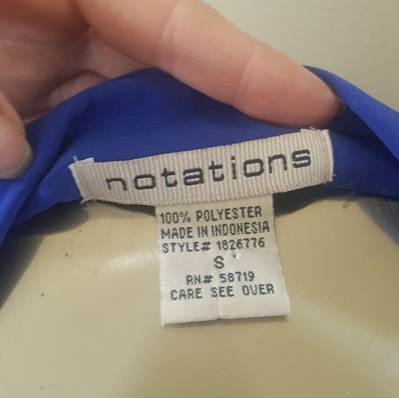 ☀️5 for $30 Sale ☀️Cobalt Blue Dress Shirt - Picture 2 of 2